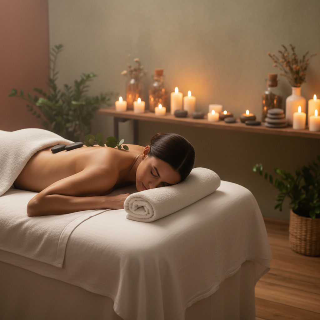 Video ad preview for a massage and wellness package